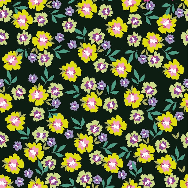 un patrón de flores por el artista robert