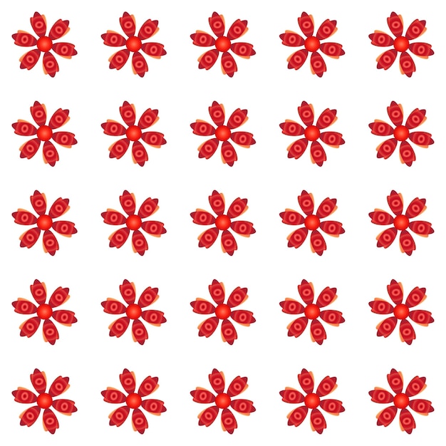 Patrón de flores de colores