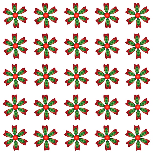 Patrón de flores de colores