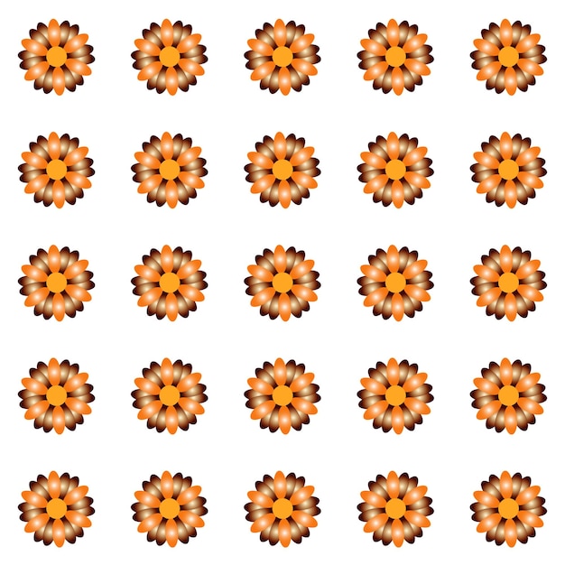 Patrón de flores de colores