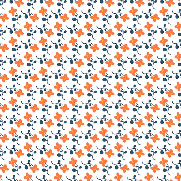 Patrón de flores de invierno acuarela vector libre