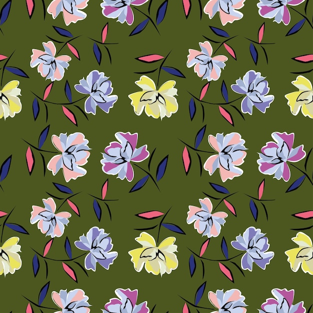 un patrón de flores por persona