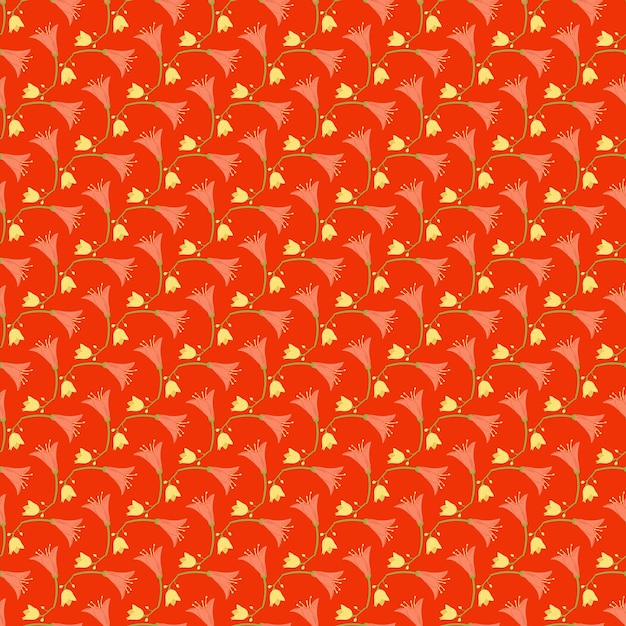 El patrón de flores de primavera de color en el vector