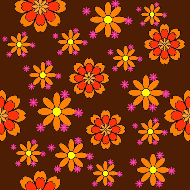 patrón de flores