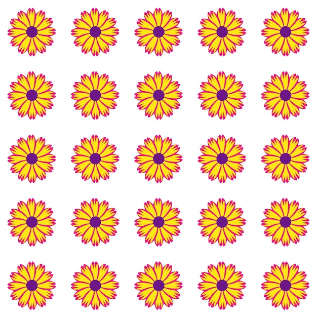 Patrón de flores