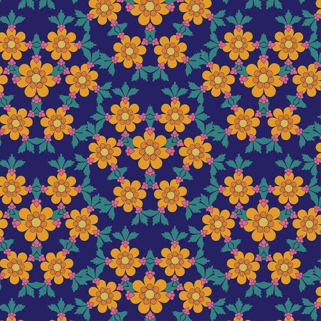 Patrón de flores
