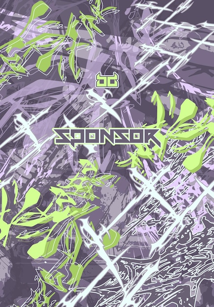 Patrón de fondo abstracto futurista vectorial para el diseño de camisetas deportivas