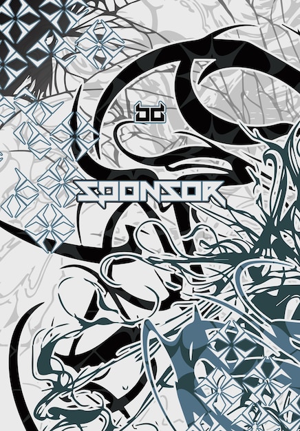 Patrón de fondo abstracto futurista vectorial para el diseño de camisetas deportivas