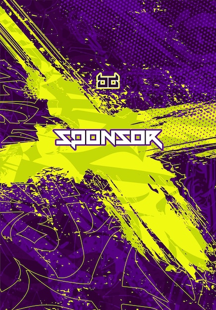 Patrón de fondo abstracto futurista vectorial para el diseño de camisetas deportivas