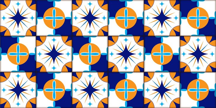 Vector patrón de fondo abstracto línea geométrica sin costura diseño de círculo vectorial patrón de navidad sin costura