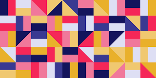 Patrón de fondo abstracto línea geométrica sin costura diseño de círculo vectorial patrón de Navidad sin costura