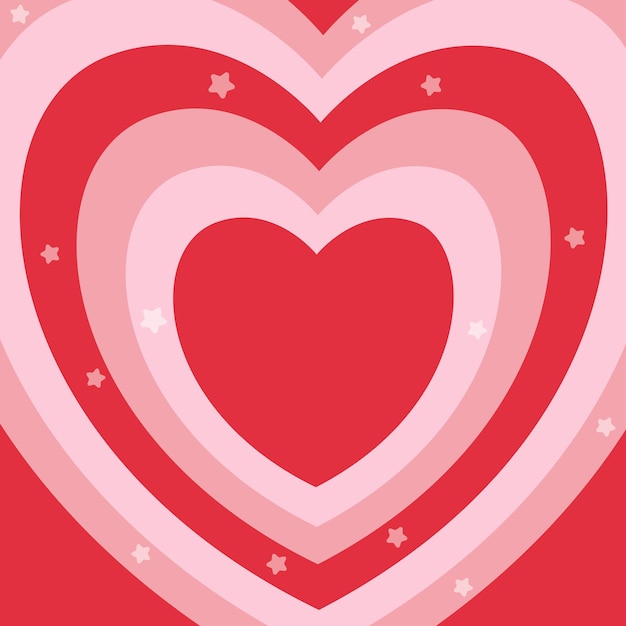 El patrón de fondo del corazón del vector