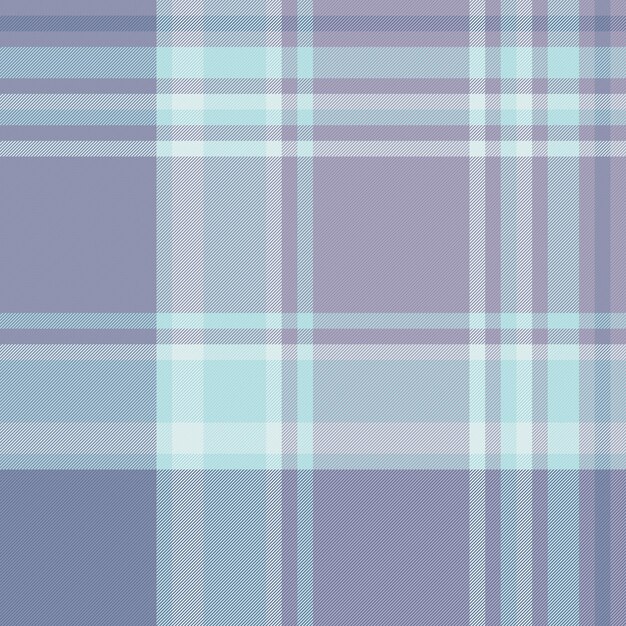 Patrón de fondo sin costuras de tela a cuadros a cuadros con un tartán de tela de textura vectorial en colores pastel y claros