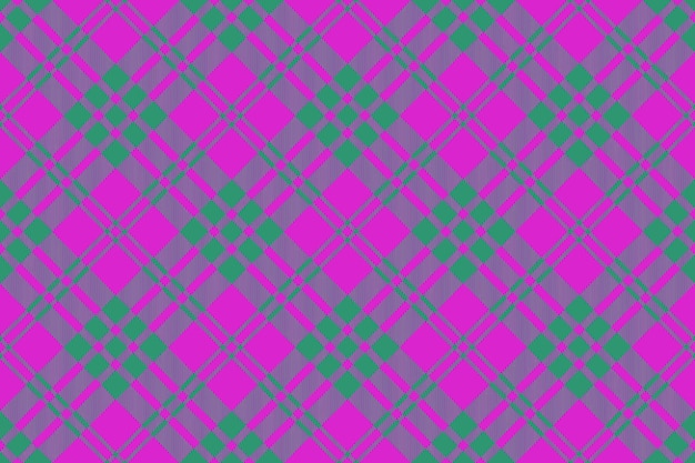 Patrón de fondo sin costuras Textura de tela a cuadros Vector tartan check textil
