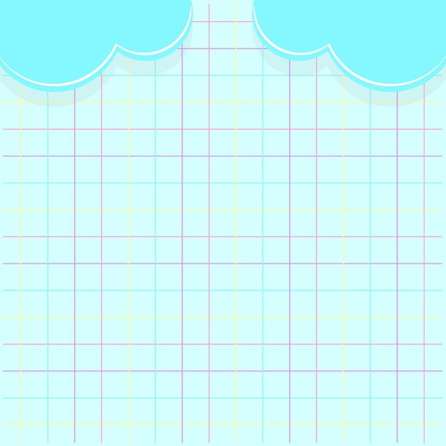 El patrón de fondo de la cuadrícula es lindo Vector