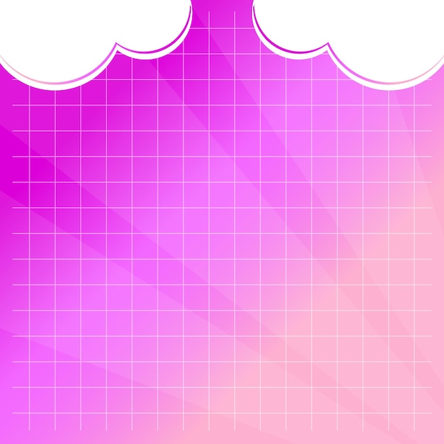 El patrón de fondo de la cuadrícula es lindo Vector