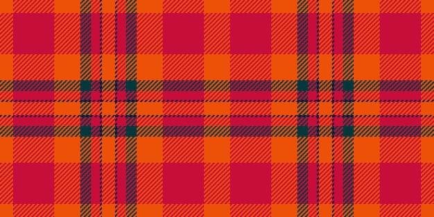 Patrón de fondo a cuadros de tartan textil con una textura sin costuras vectorial