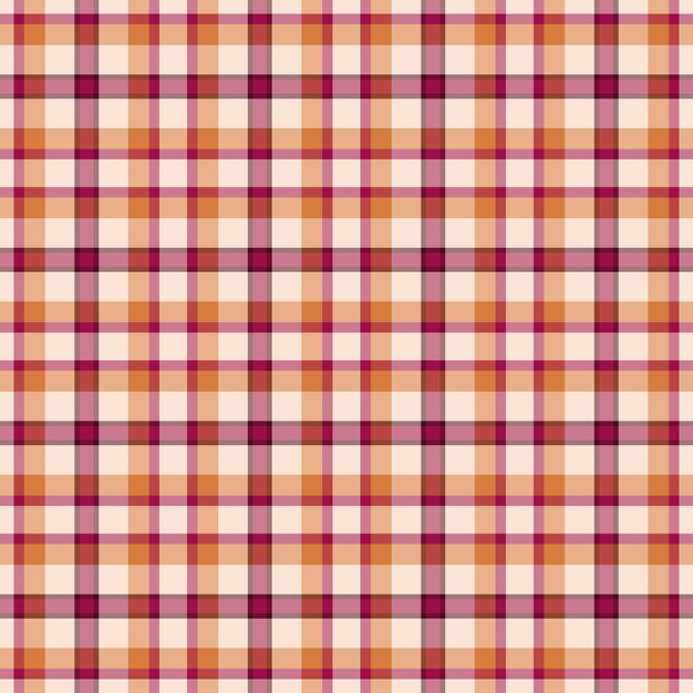 Patrón de fondo a cuadros de tartán con un vector de chequeo con una textura de tela sin costuras