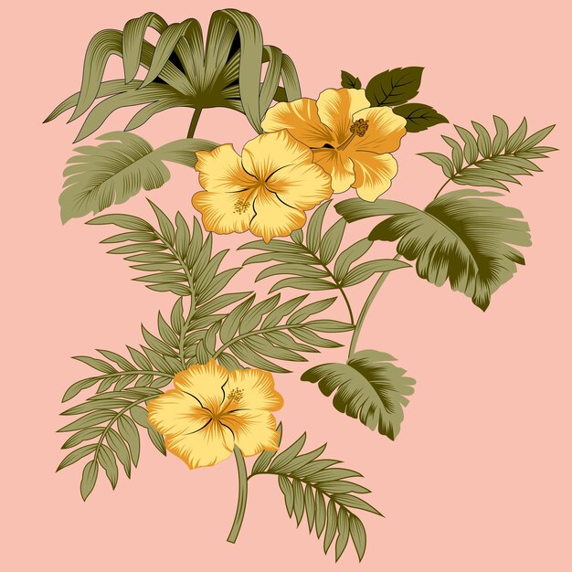 patrón de fondo diseño floral