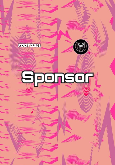 Patrón de fondo para diseños de ropa deportiva de sublimación plantillas de camisetas de fútbol profesional