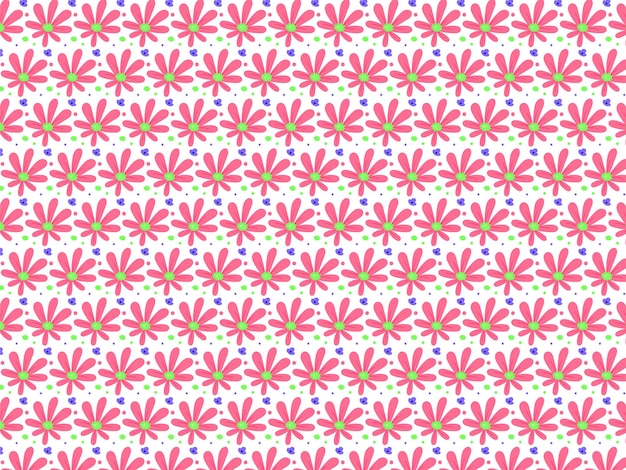 Patrón de fondo de flores rosadas abstractas