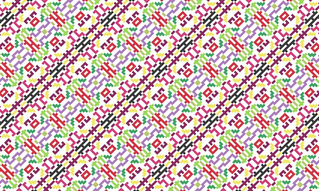 patrón de fondo geométrico moderno étnico plaid