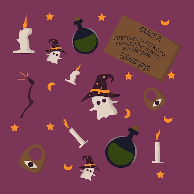 Patrón de fondo de Halloween
