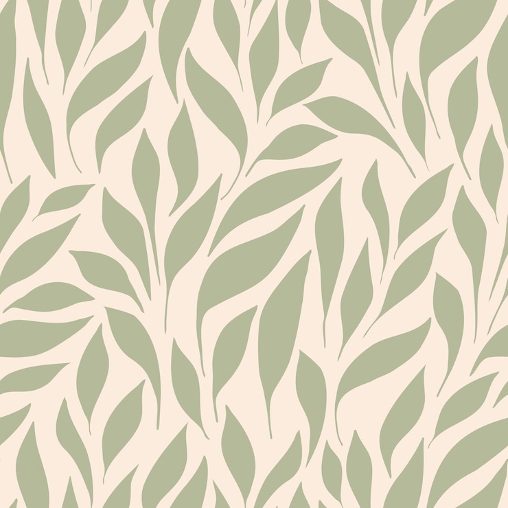 Vector patrón de fondo de hojas