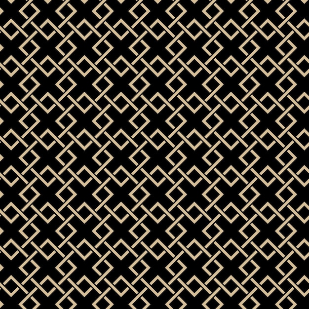 Patrón de fondo línea geométrica sin costuras abstracto oro vector de color de lujo fondo de Navidad