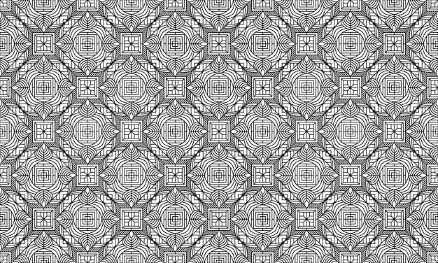patrón de fondo línea inconsútil étnico mandala lujo