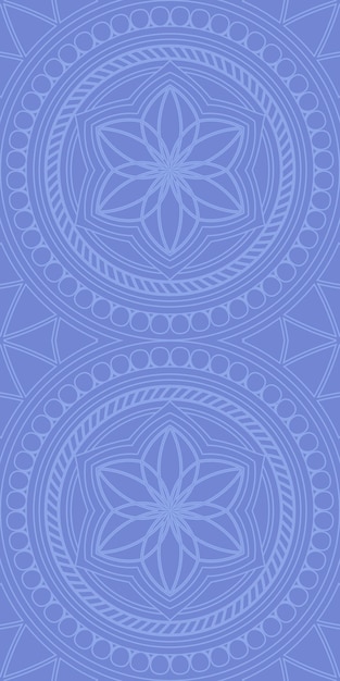 Vector patrón de fondo de mandala decorativo