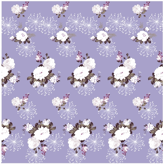 Patrón de fondo marrón para el diseño de telas de uso textil