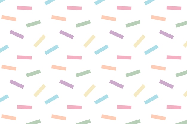 Patrón de fondo de memphis en lindo color pastel