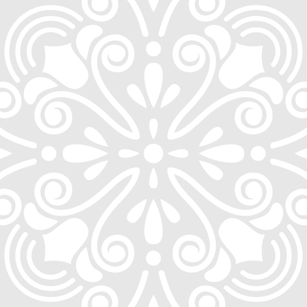 Patrón de fondo con ornamento floral étnico