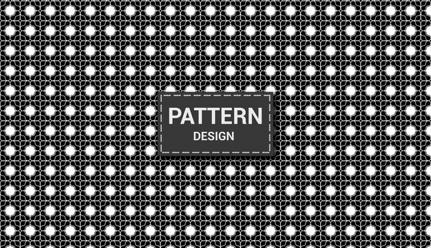Patrón de fondo de patrón de línea elegante hexagonal