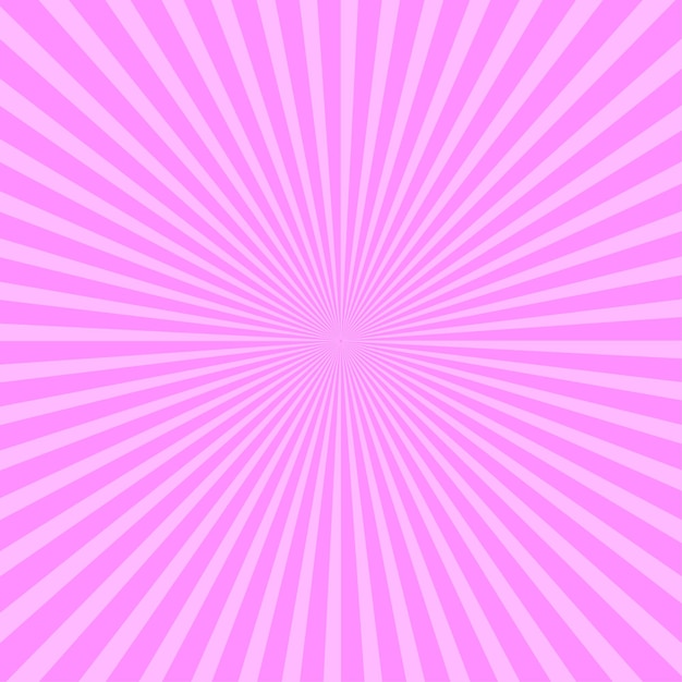 Patrón con fondo de rayos rosa rosa Diseño vintage Ilustración vectorial