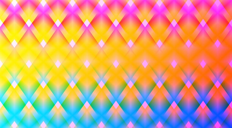 Vector patrón de fondo rojo amarillo y azul