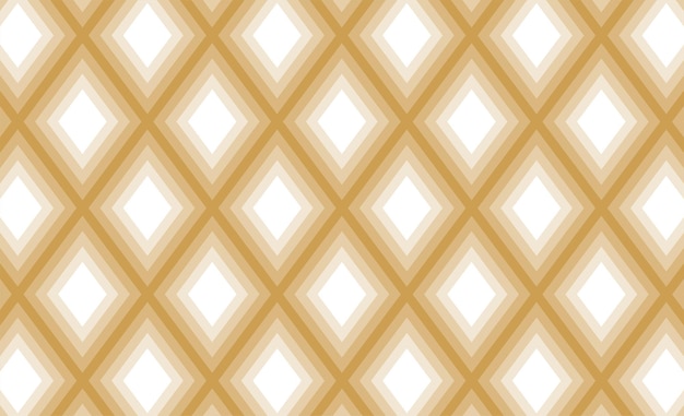 Patrón de fondo de romb geométrico formado por capas de formas de rombo amarillo dorado o bronce