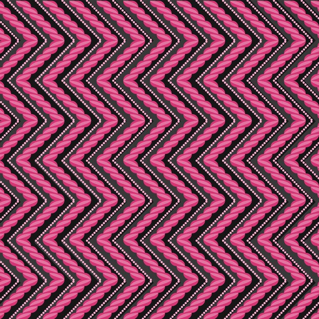 Patrón de fondo rosa zig zag