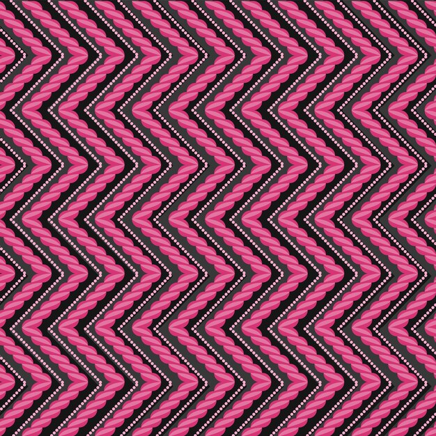 Patrón de fondo rosa zig zag