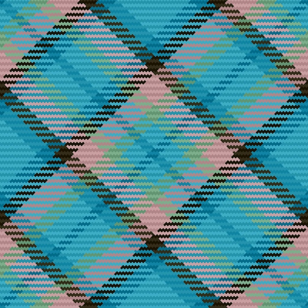Patrón fondo tartán Verificar textura vector Tela escocesa textil sin costuras