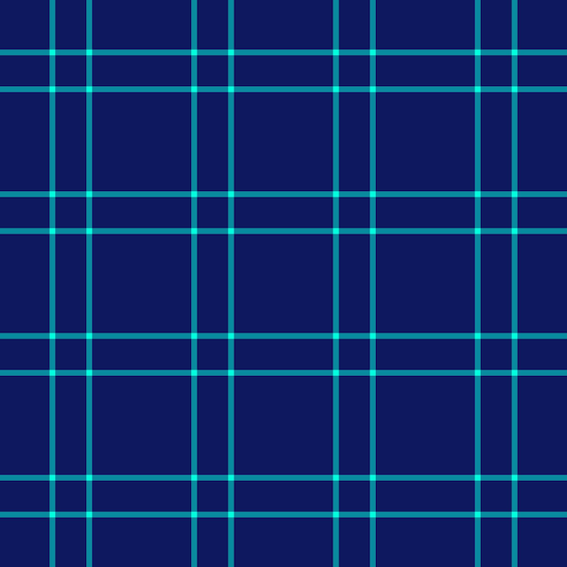 Patrón de fondo de tela de Pascua vector de textura madura sin costuras Brasil cheque tartan textil a cuadros en colores azul y cian