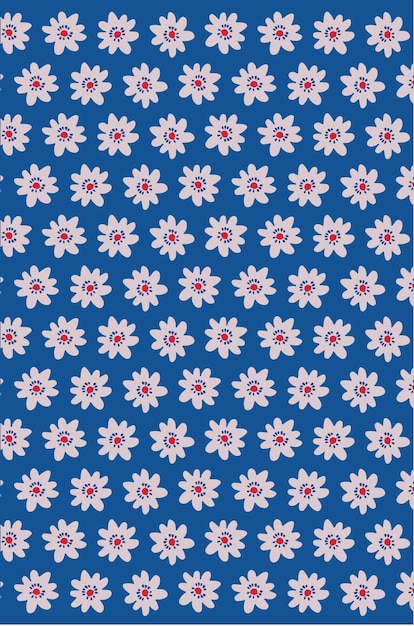 patrón de fondo de textura vectorial de la flor
