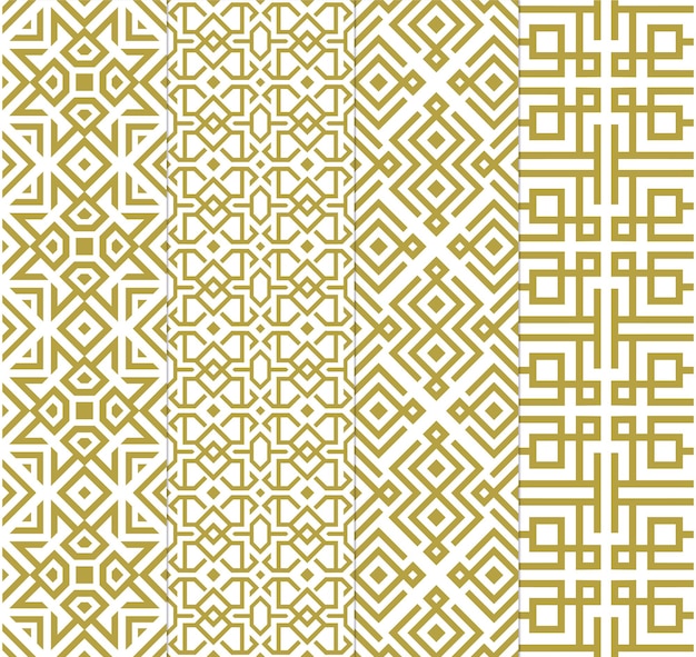 Patrón de fondo transparente Art Deco