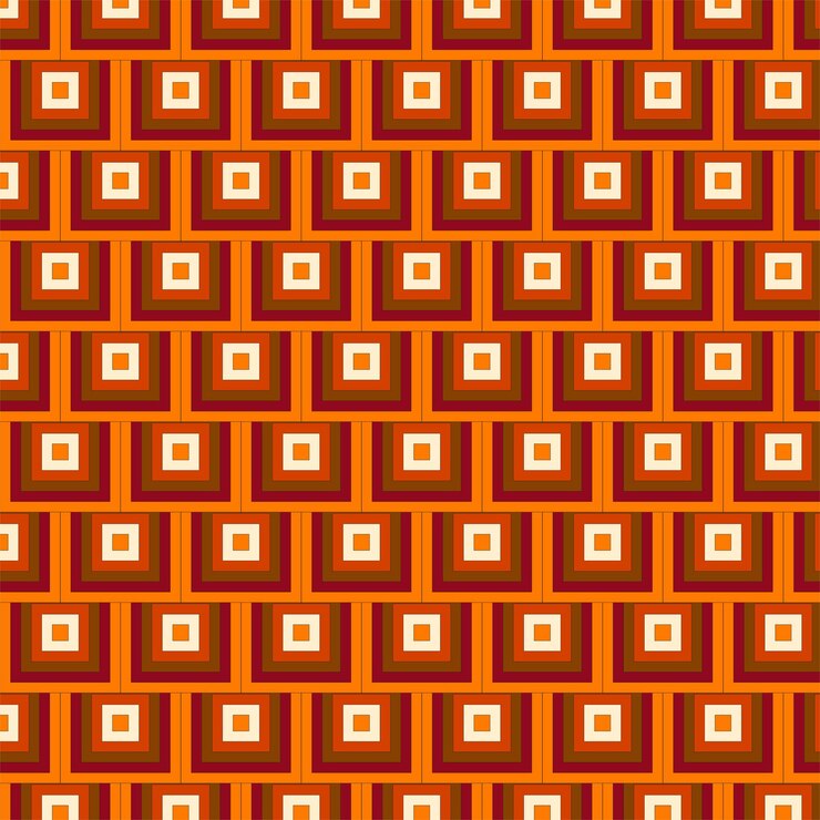 Patrón de fondo transparente de cuadrados intersectados, coloridos cuadrados entrelazados de otoño vector eps10.