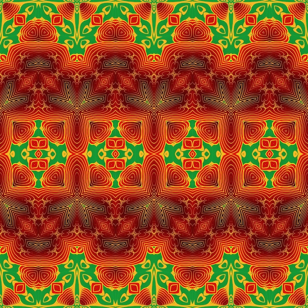 Patrón de fondo transparente Elementos decorativos vintage Ilustración vectorial