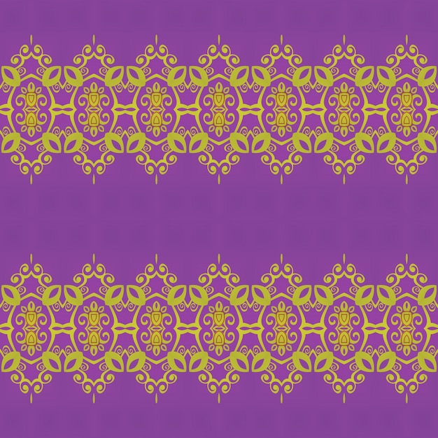 Patrón de fondo transparente Elementos decorativos vintage Ilustración vectorial