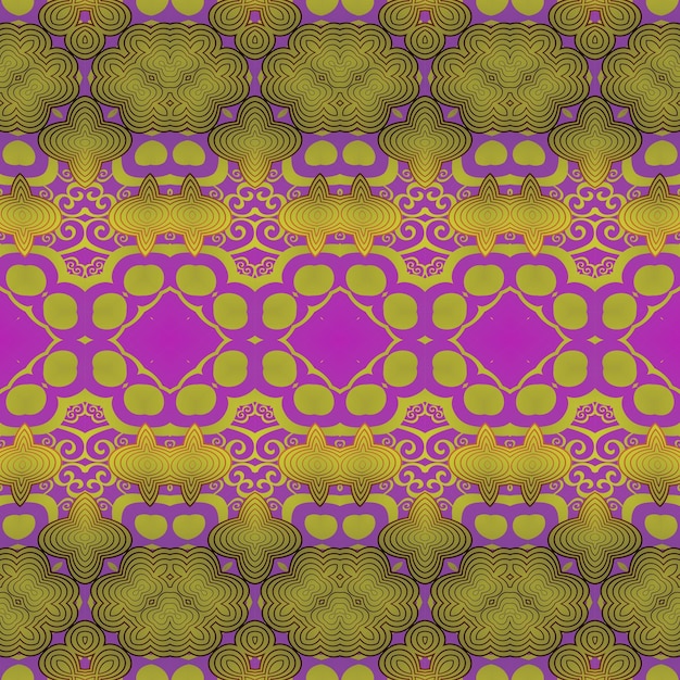 Patrón de fondo transparente Elementos decorativos vintage Ilustración vectorial