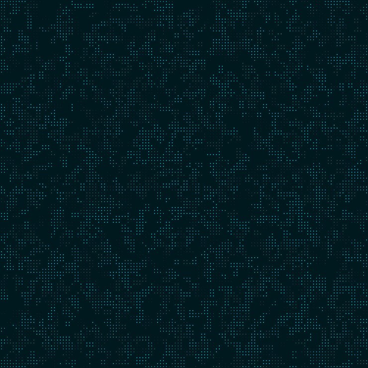 Vector patrón de fondo transparente. patrón geométrico abstracto en estilo matriz y color verde.