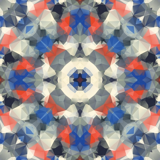 Patrón de fondo transparente patrón triangular Adorno tradicional Motivo tribal